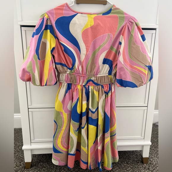 Sincerely Jules  Colorful Dress- XS 100%cotton - Picture 3 of 4